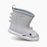 Kids Waterproof Shark Rain Boots