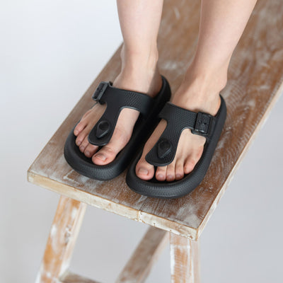Cloud Slides - Men's Flip Flops with Adjustable Buckles