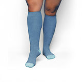Compression Socks - Sky Blue (18–25 mmHg)