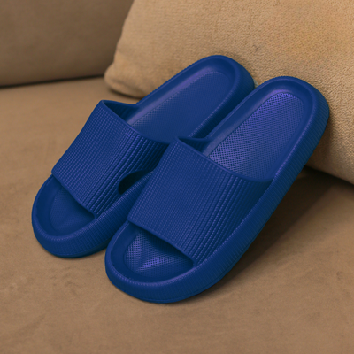 Mens Cushion Slides - Cloud Slides Royal Blue
